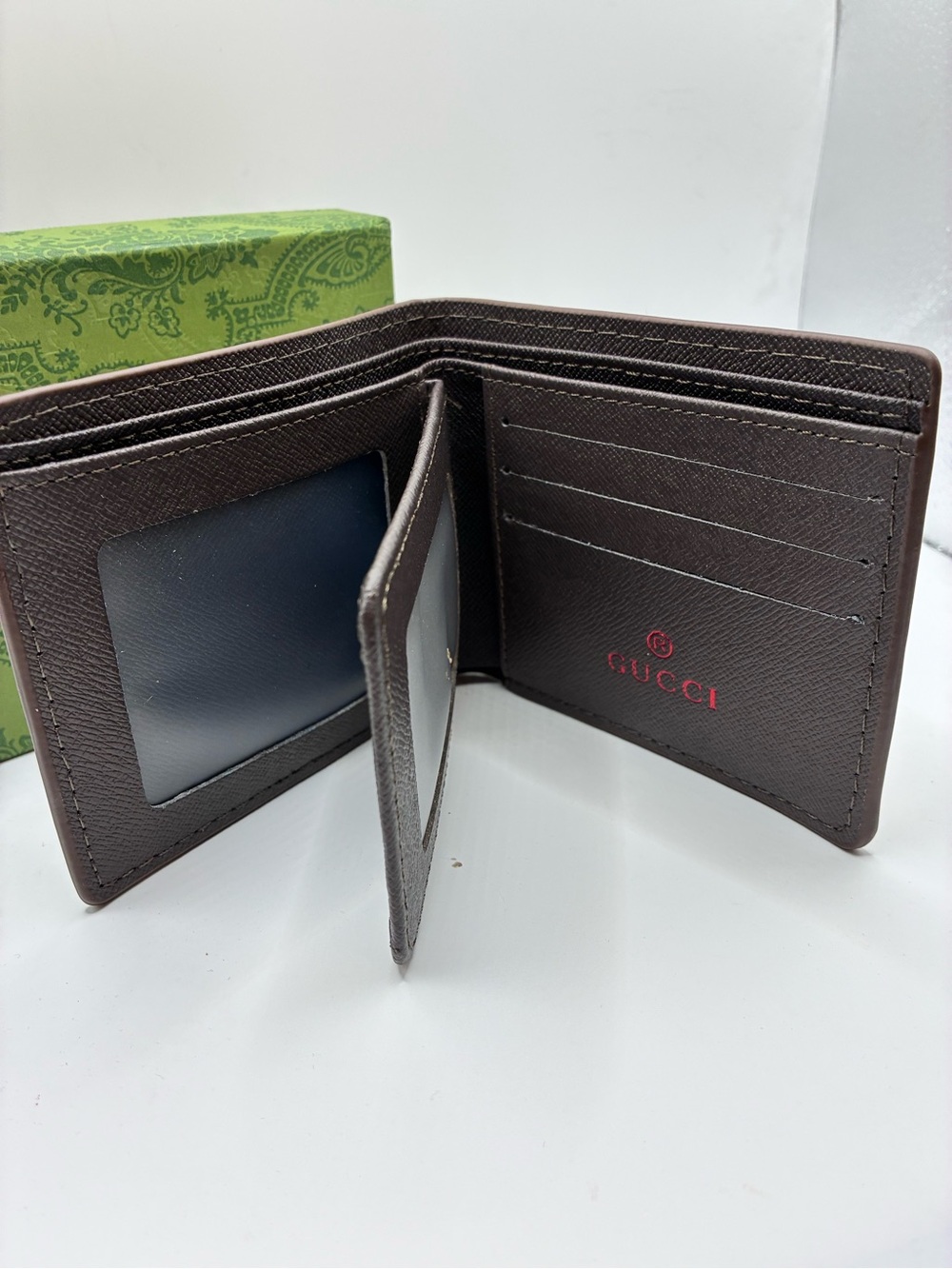 Gucci GG Supreme Tiger Print Bi-Fold Wallet - Brown, Black, Yellow - Picture 6 of 6